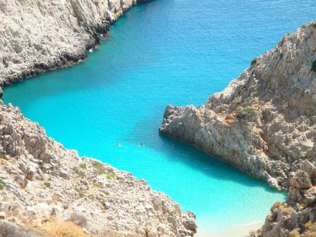 House With Sea View Close To Platanias Vrísai 外观 照片